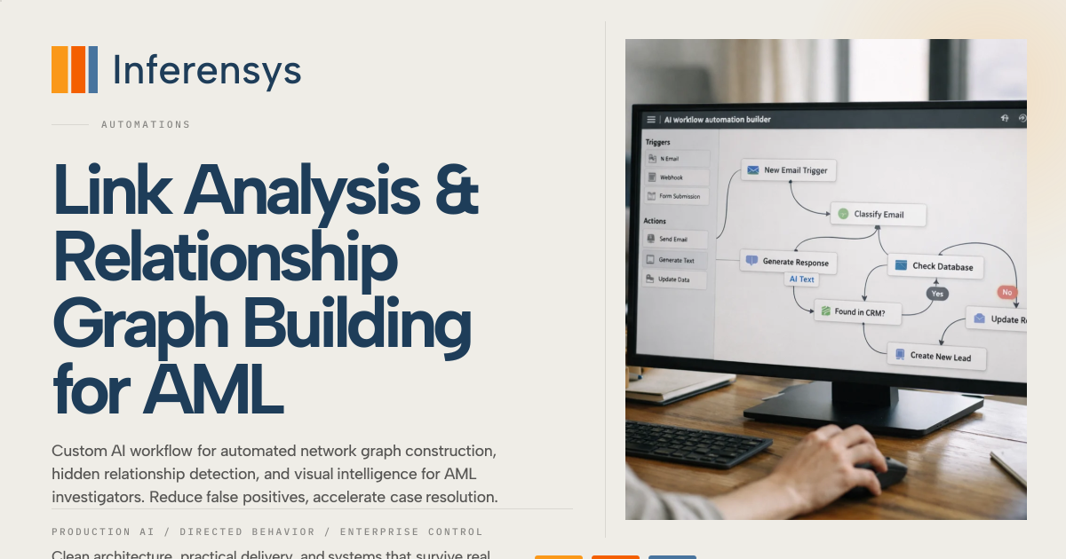Link Analysis & Relationship Graph Building for AML | Inference Systems