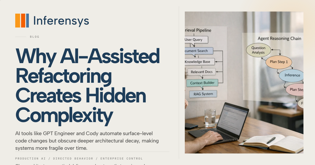 Why AI-Assisted Refactoring Creates Hidden Complexity | Inference Systems