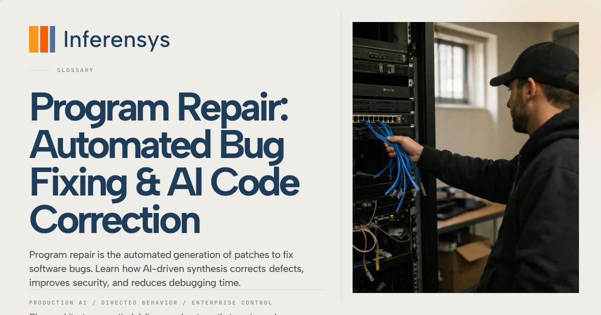 Program Repair: Automated Bug Fixing & AI Code Correction | Inference ...