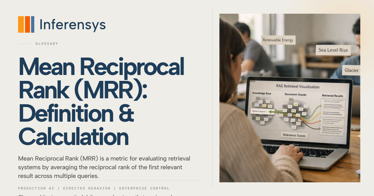 Mean Reciprocal Rank (MRR): Definition & Calculation | Inference Systems