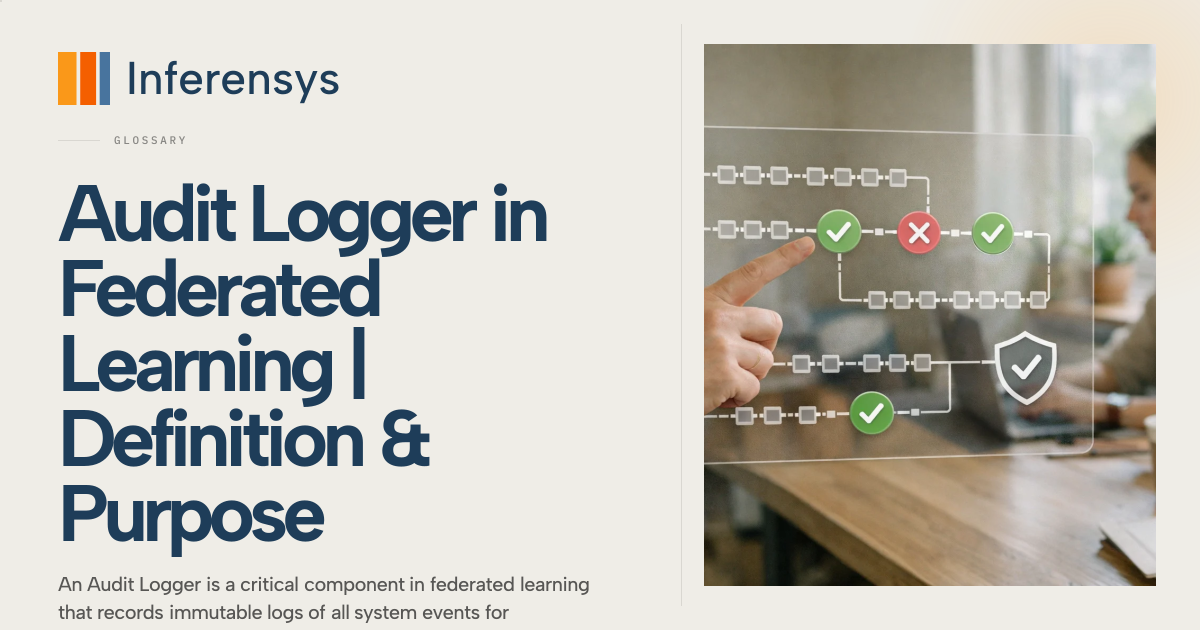 Audit Logger in Federated Learning | Definition & Purpose | Inference ...
