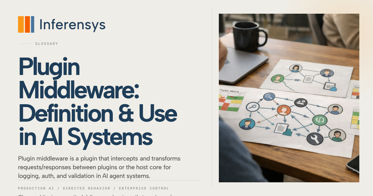 Plugin Middleware: Definition & Use in AI Systems | Inference Systems