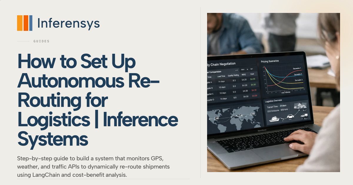 How to Set Up Autonomous Re-Routing for Logistics | Inference Systems