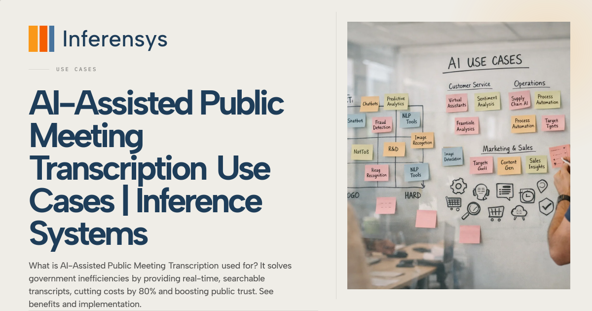 AI-Assisted Public Meeting Transcription Use Cases | Inference Systems